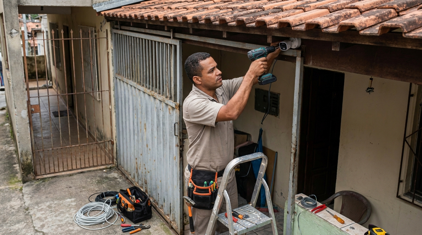 Instalação de Câmera Residencial em Passo Fundo‑RS