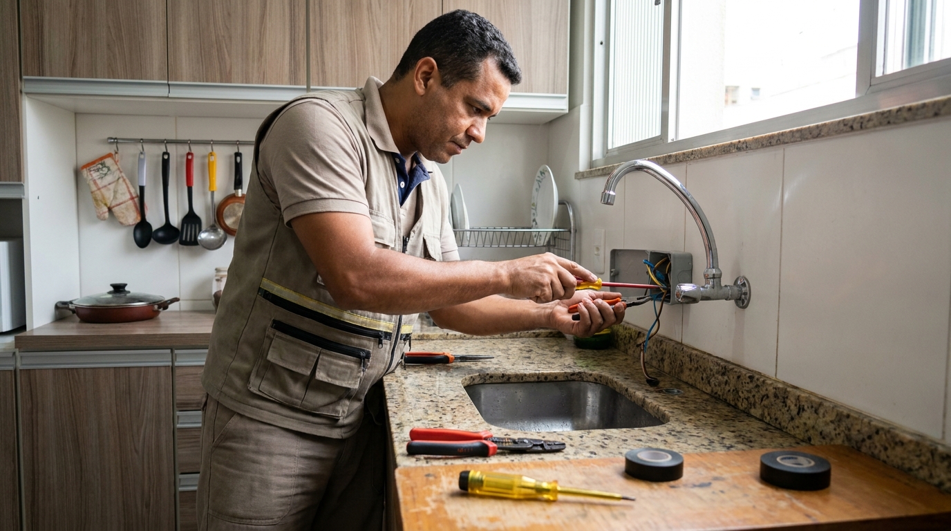 Instalação em Cozinha ou Área Gourmet na Centro, Passo Fundo‑RS